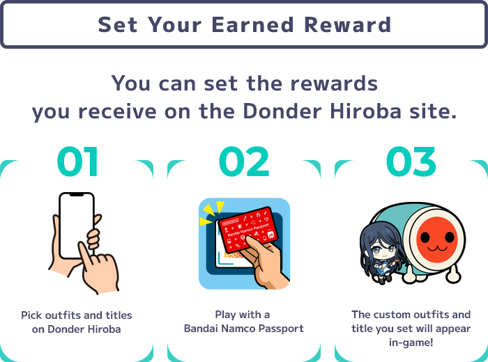 Set your earned reward