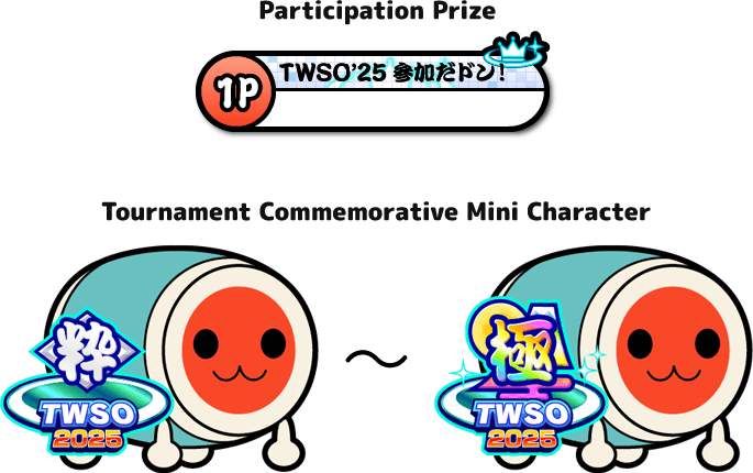 Participation Prize / Tournament Commemorative Mini Character