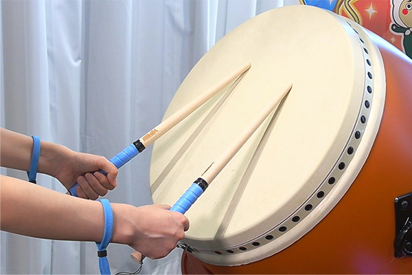 太鼓の達人 バチ 公式 青 38cm - 器材